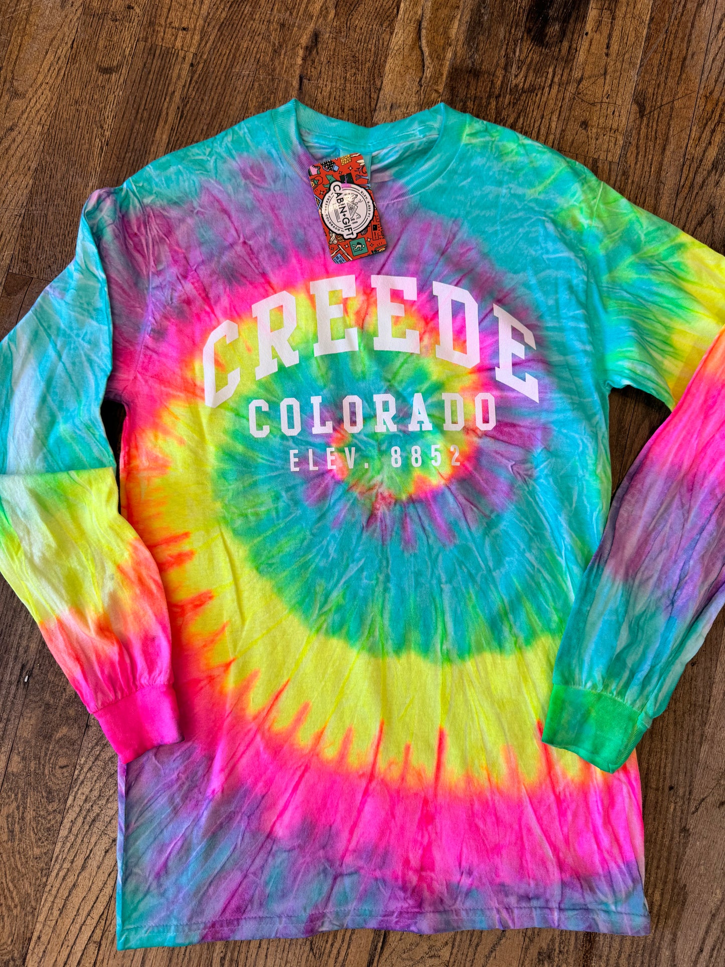 Tye Dye Long Sleeve Creede T-Shirt